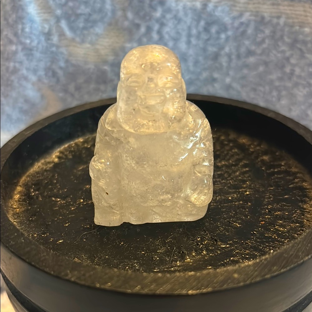 Quarz Buddha Figurine